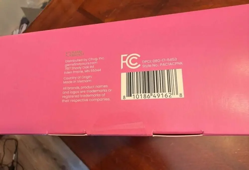 Chug USB-A to USB-C Charging Giftset Pink
